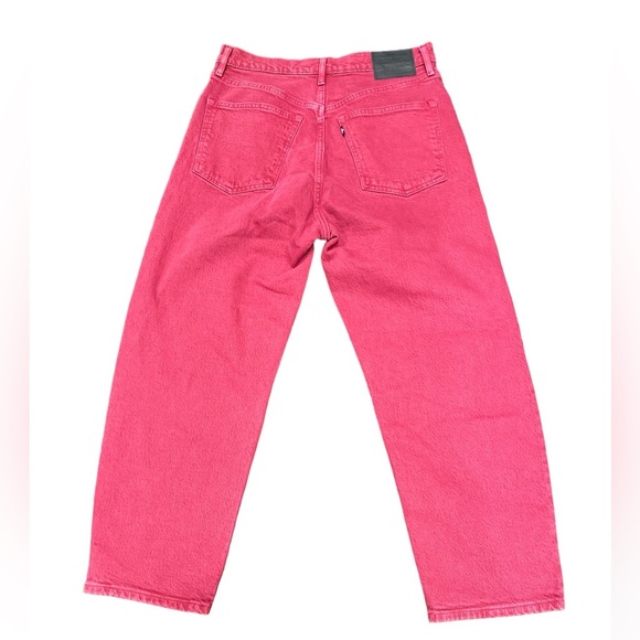LEVI’S BARREL WOMEN'S JEANS size 30 inseam 24” color senorita pink - Picture 4 of 12